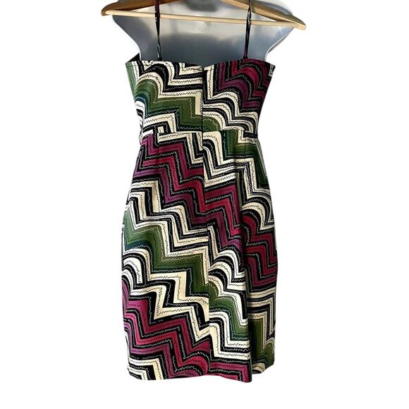 Frock by Tracy Reese Tulip Dress with Pleating and Pockets XS Purple Green - Picture 6 of 9